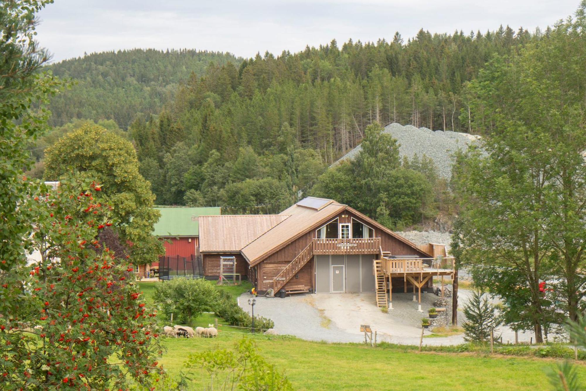 Unik fjøsleilighet Levanger Eksteriør bilde